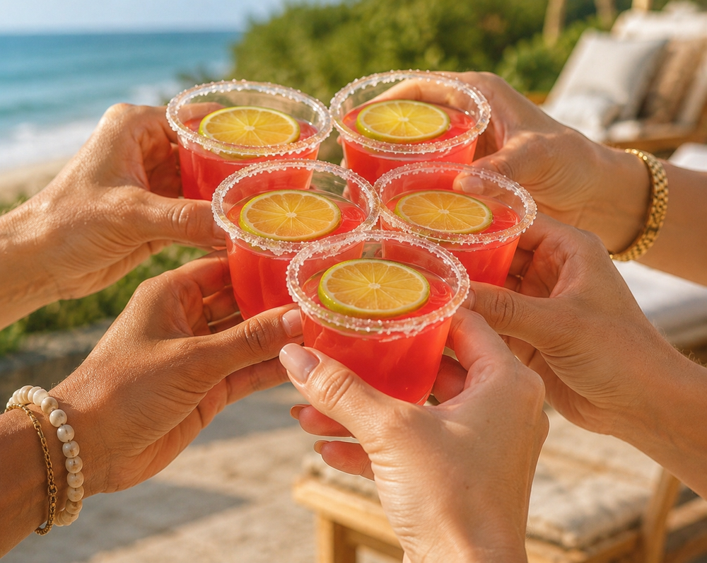 an image of Pink Margarita Jello Shots