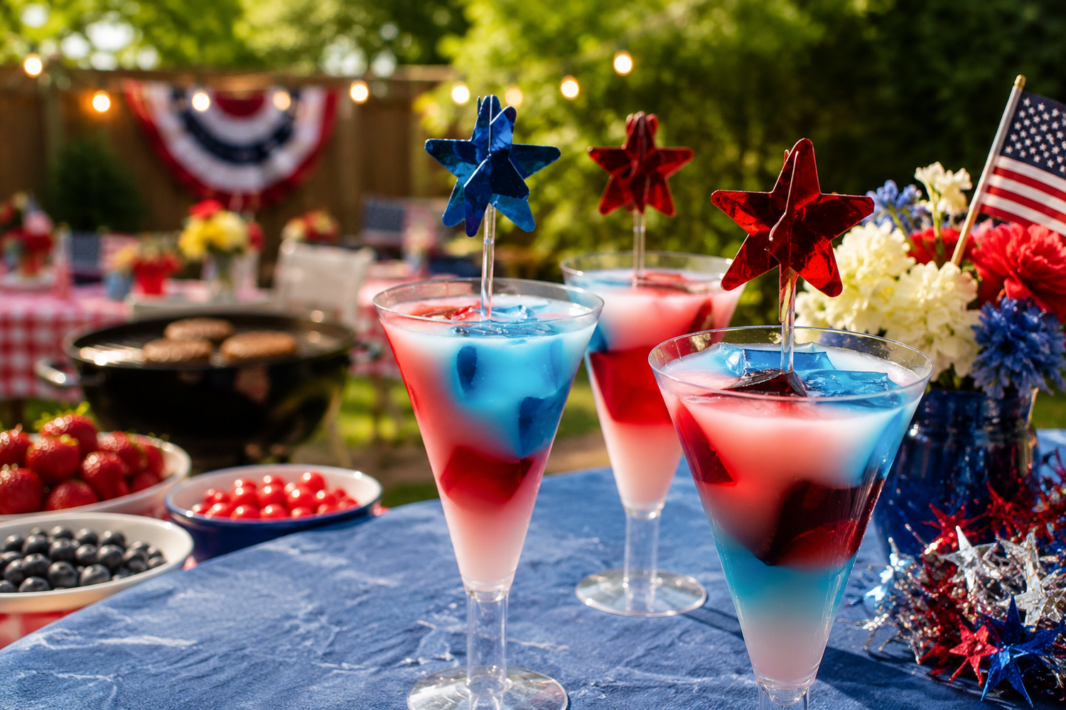 4th of July Jello Shots
