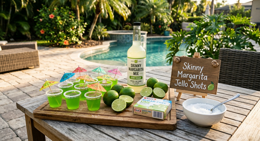 Skinny Margarita Jello Shots Recipe (Sugar-Free)