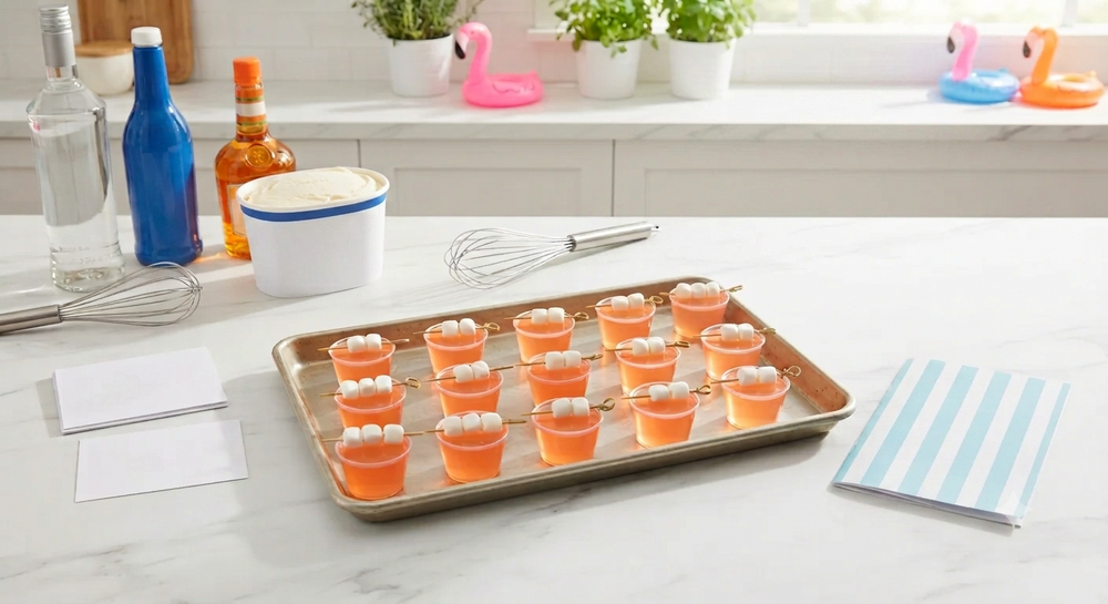 an image of jello shots on a tray