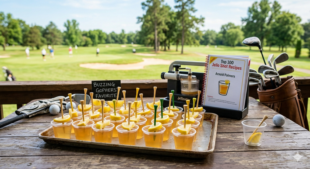 Arnold Palmer Jello Shots Recipe (Sweet Tea & Lemon)
