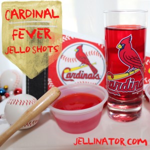 Cardinal Fever Jello Shots