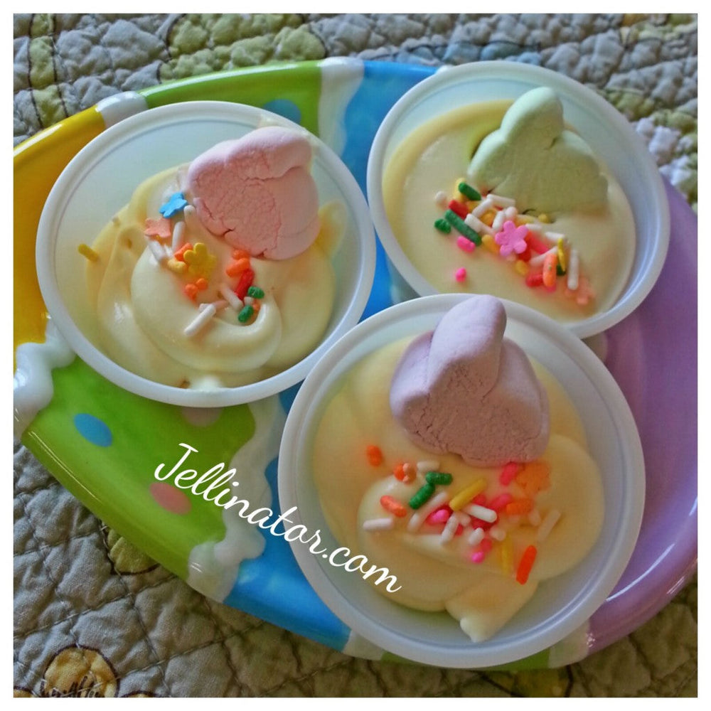 Bouncing Bunny Pudding Shots