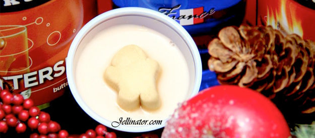 Gingerbread man jello shot